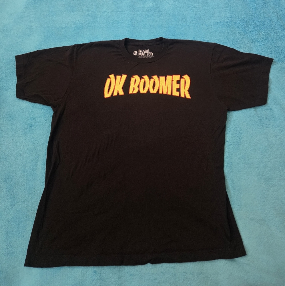 OK Boomer Black T-Shirt
